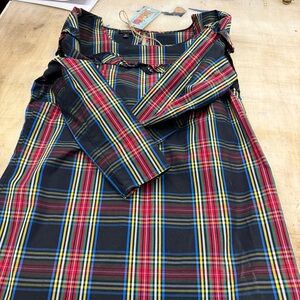 Talbots Colorful Plaid Dress